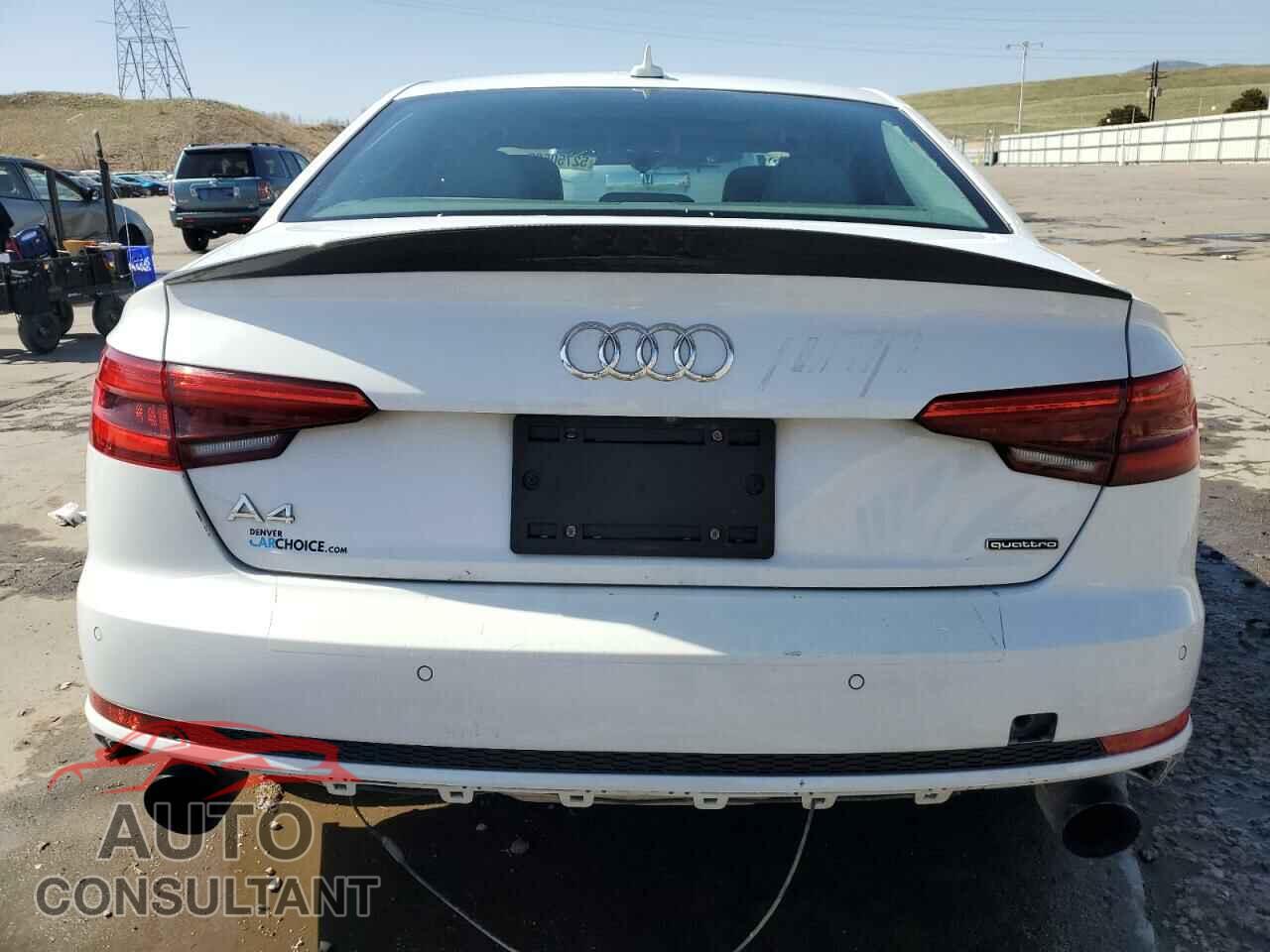AUDI A4 2017 - WAUENAF45HN020344