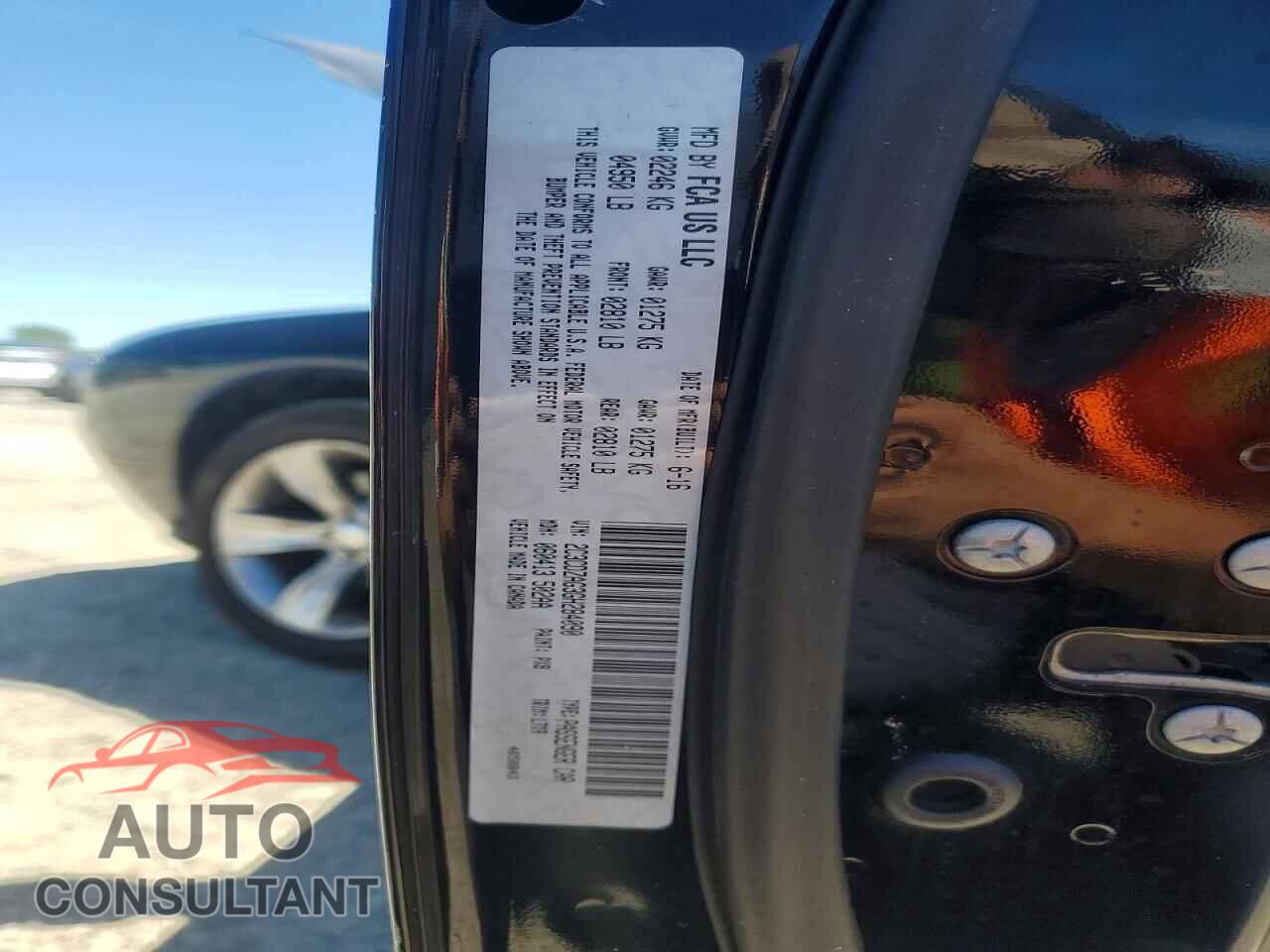 DODGE CHALLENGER 2016 - 2C3CDZAG3GH284090