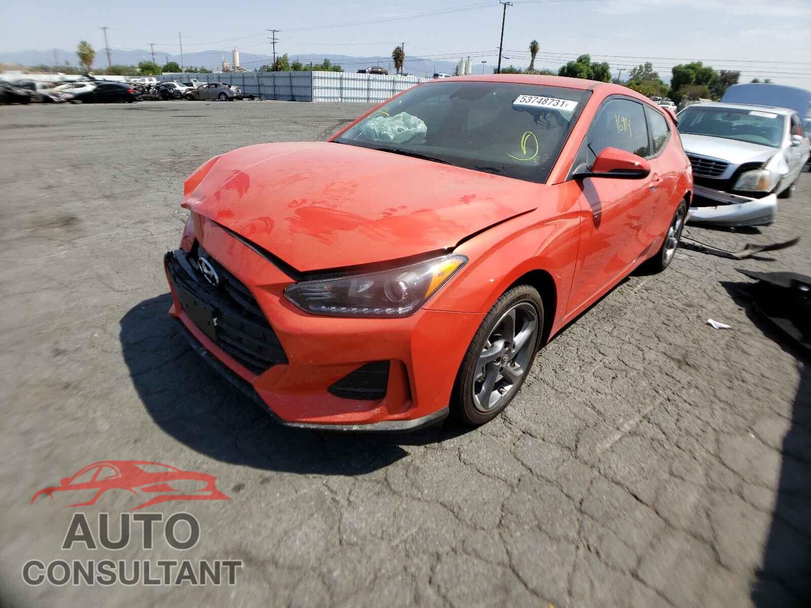 HYUNDAI VELOSTER 2019 - KMHTG6AF0KU020092