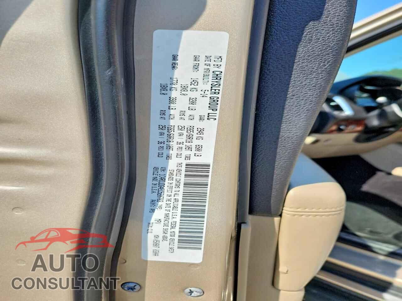 DODGE DURANGO 2014 - 1C4RDJDG4EC520703