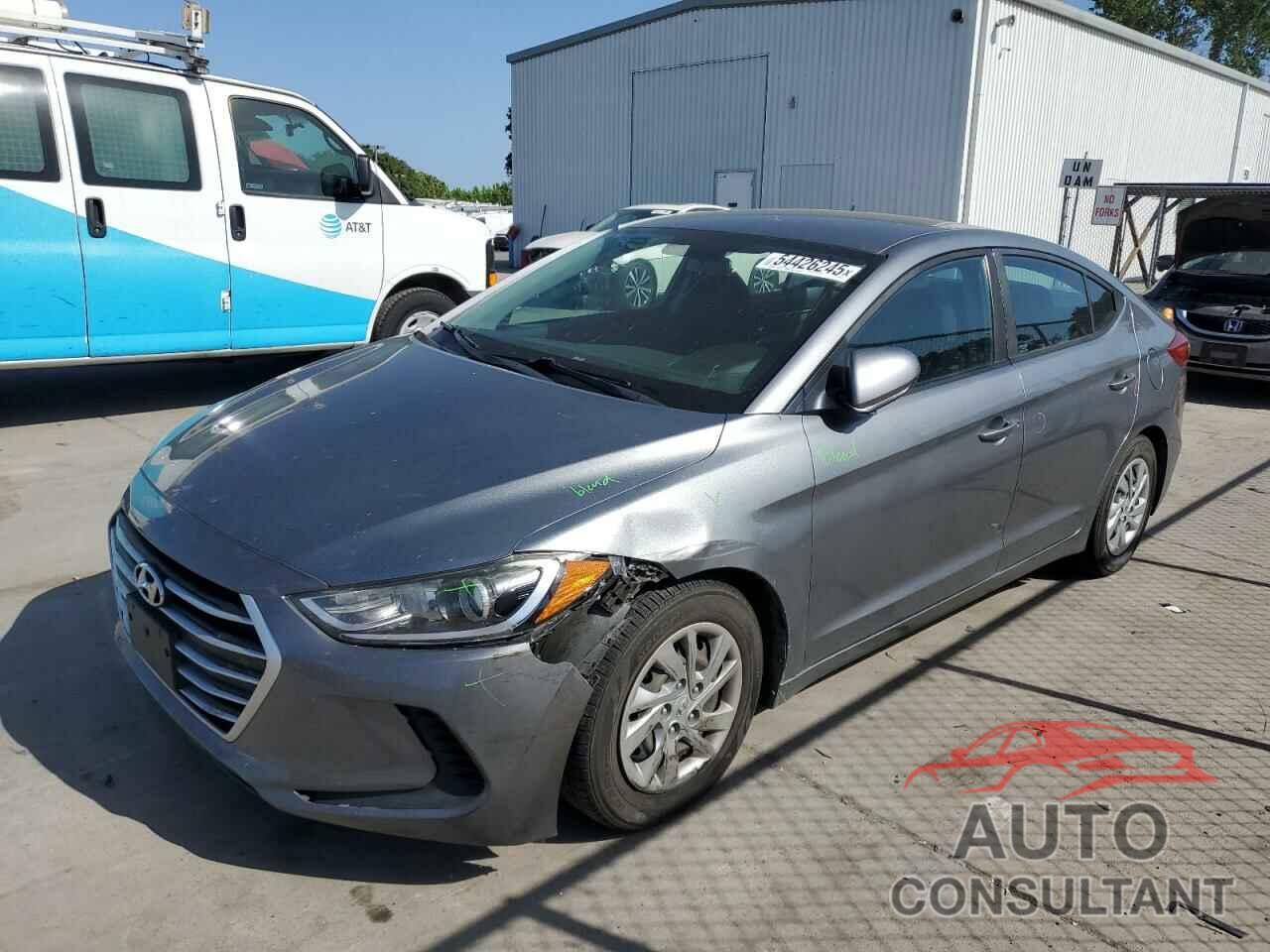 HYUNDAI ELANTRA 2018 - KMHD74LF2JU453403