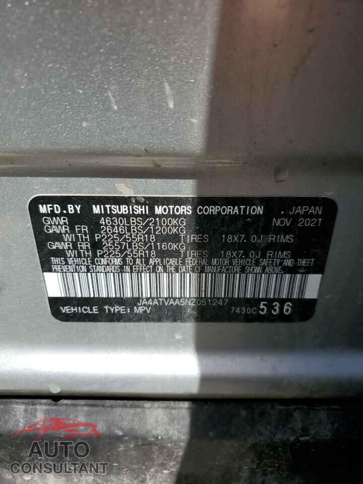 MITSUBISHI ECLIPSE 2022 - JA4ATVAA5NZ051247