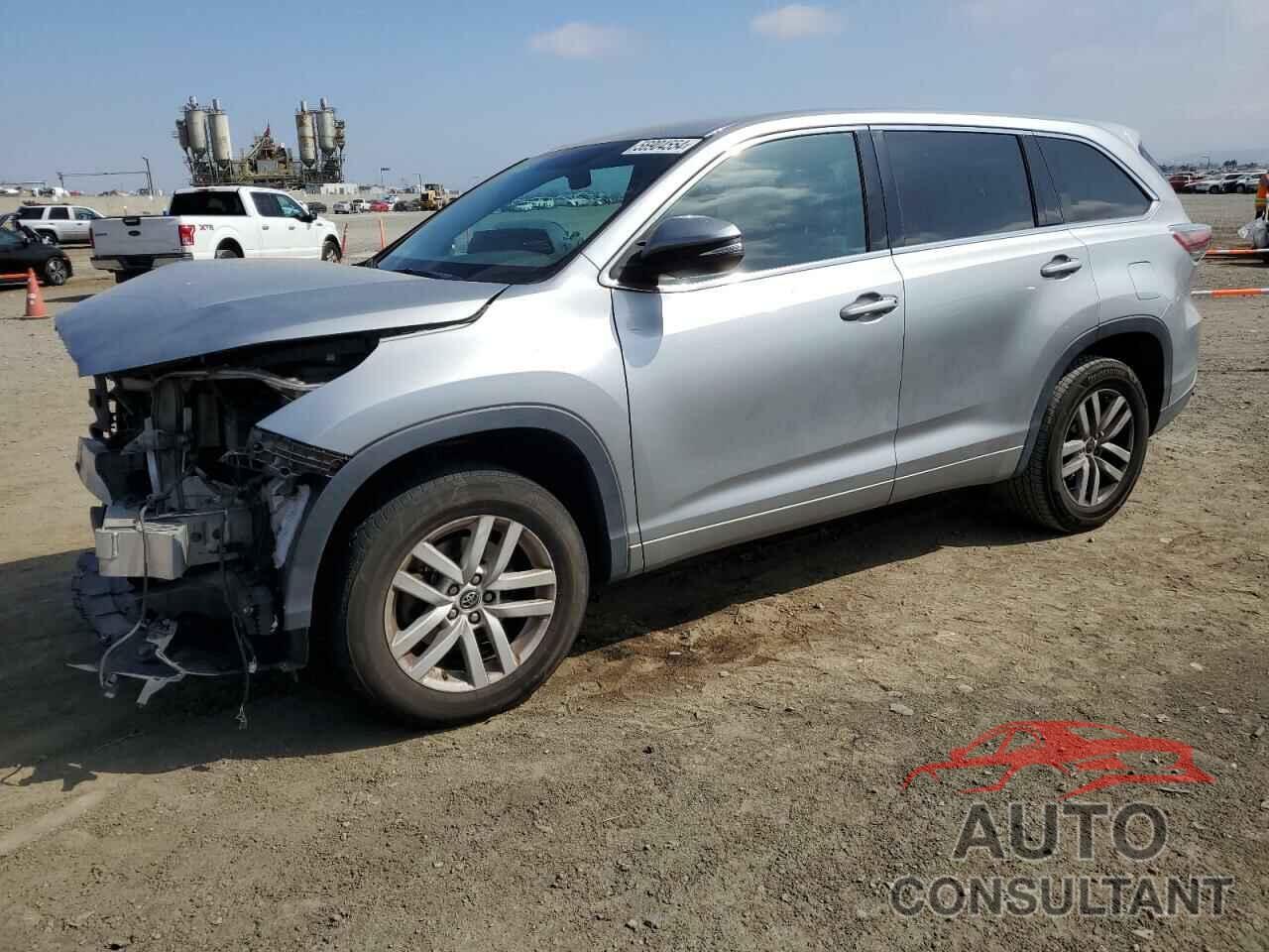 TOYOTA HIGHLANDER 2016 - 5TDZKRFH5GS121889