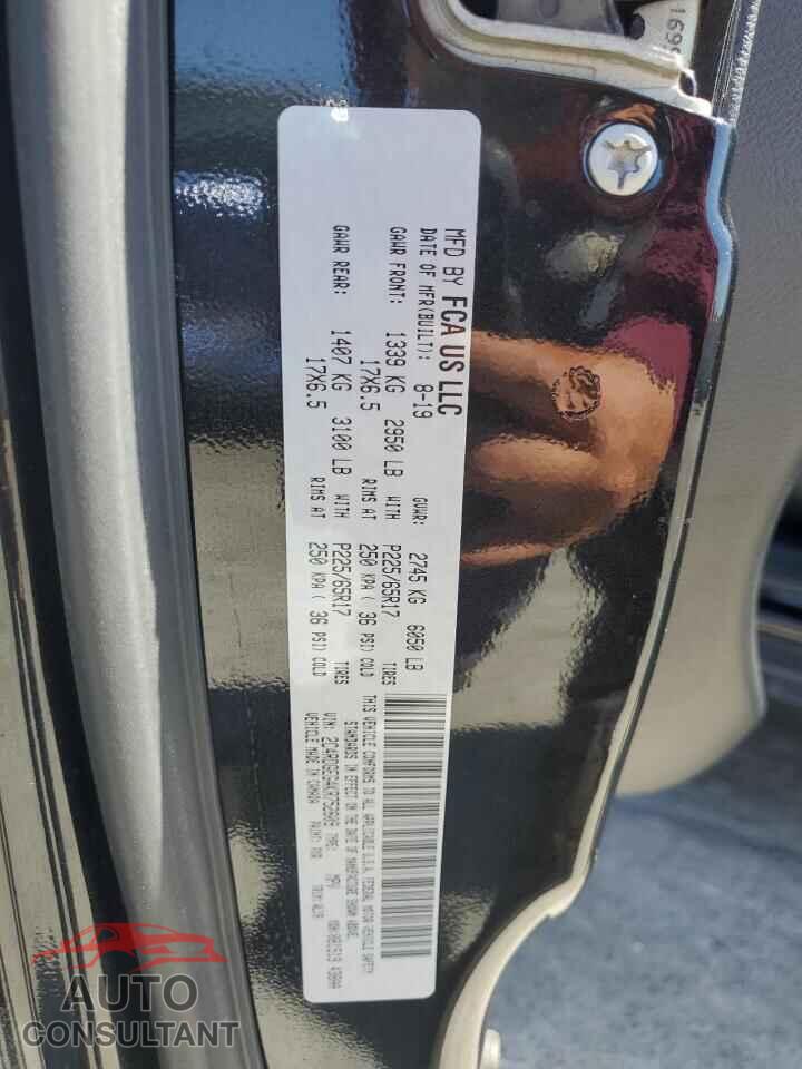 DODGE CARAVAN 2019 - 2C4RDGEG4KR752609