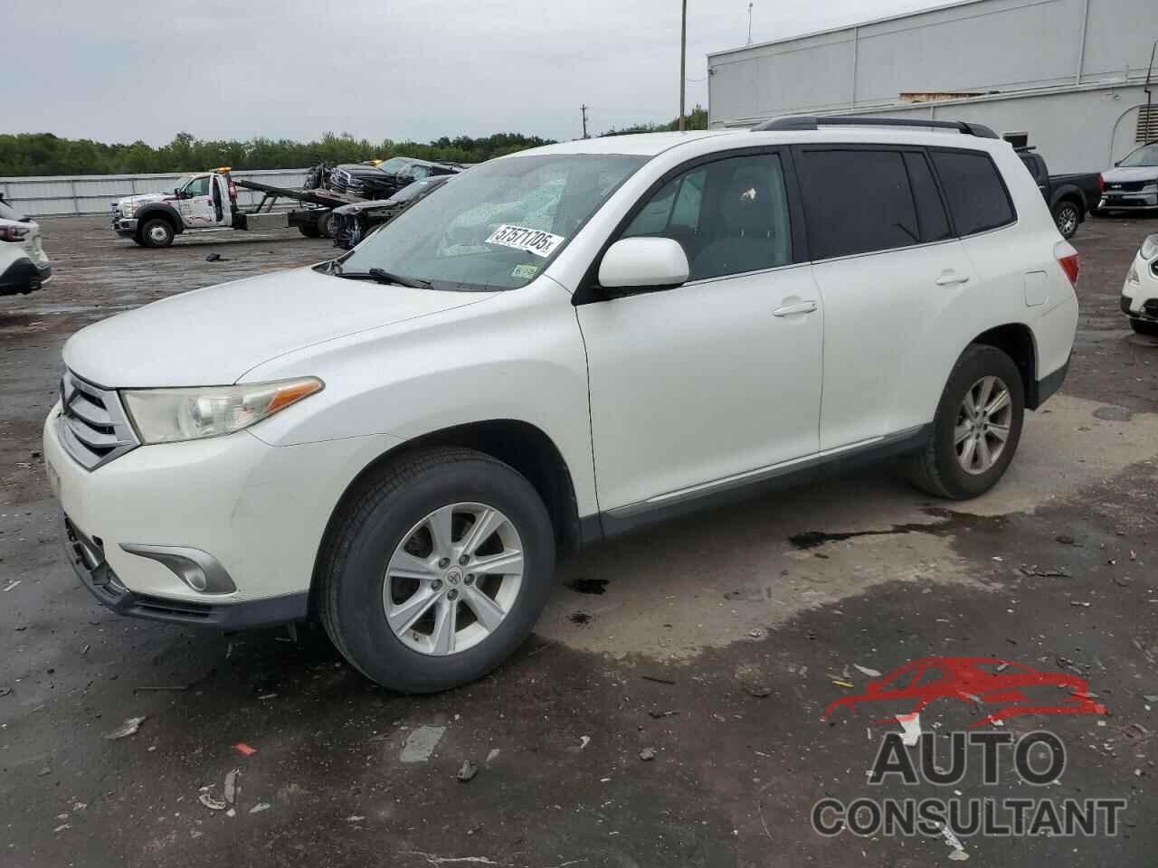 TOYOTA HIGHLANDER 2012 - 5TDBK3EH4CS157888