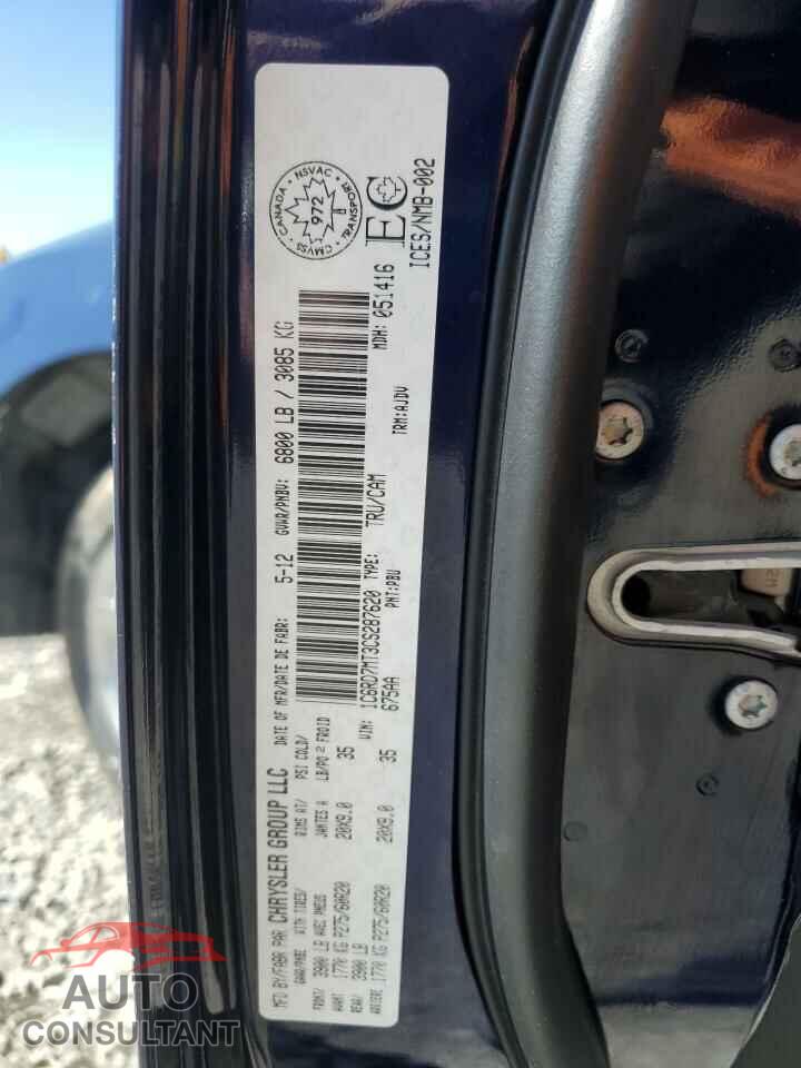 DODGE RAM 1500 2012 - 1C6RD7MT3CS287620
