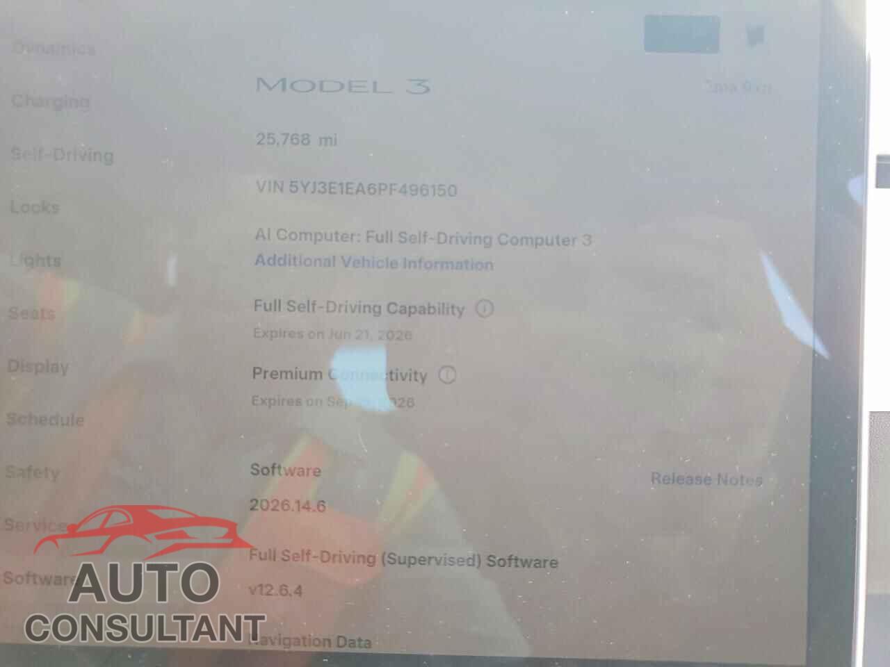 TESLA MODEL 3 2023 - 5YJ3E1EA6PF496150
