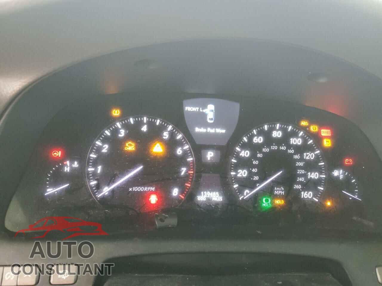 LEXUS LS460 2012 - JTHBL5EF5C5110672
