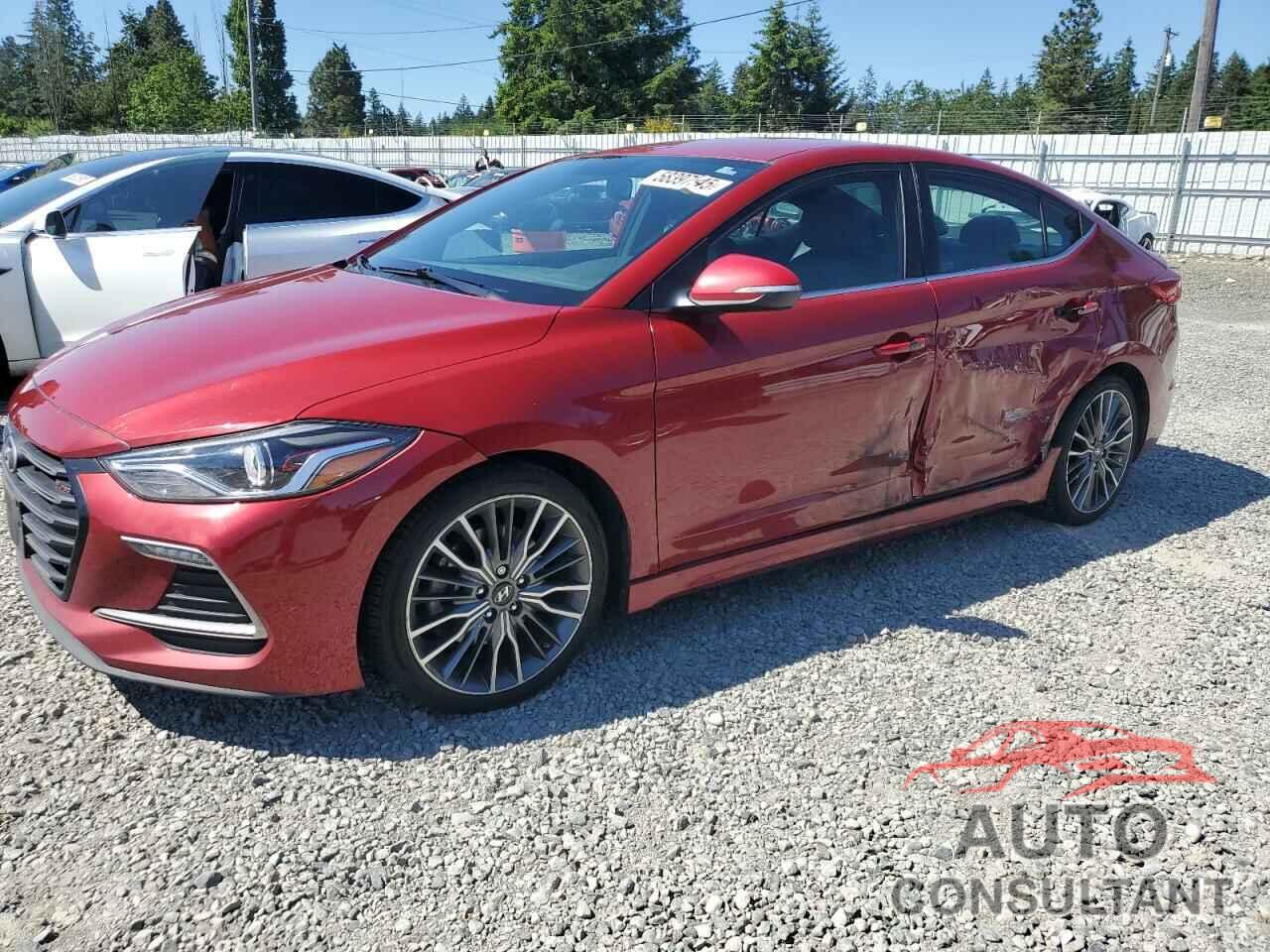 HYUNDAI ELANTRA 2017 - KMHD04LB8HU333262