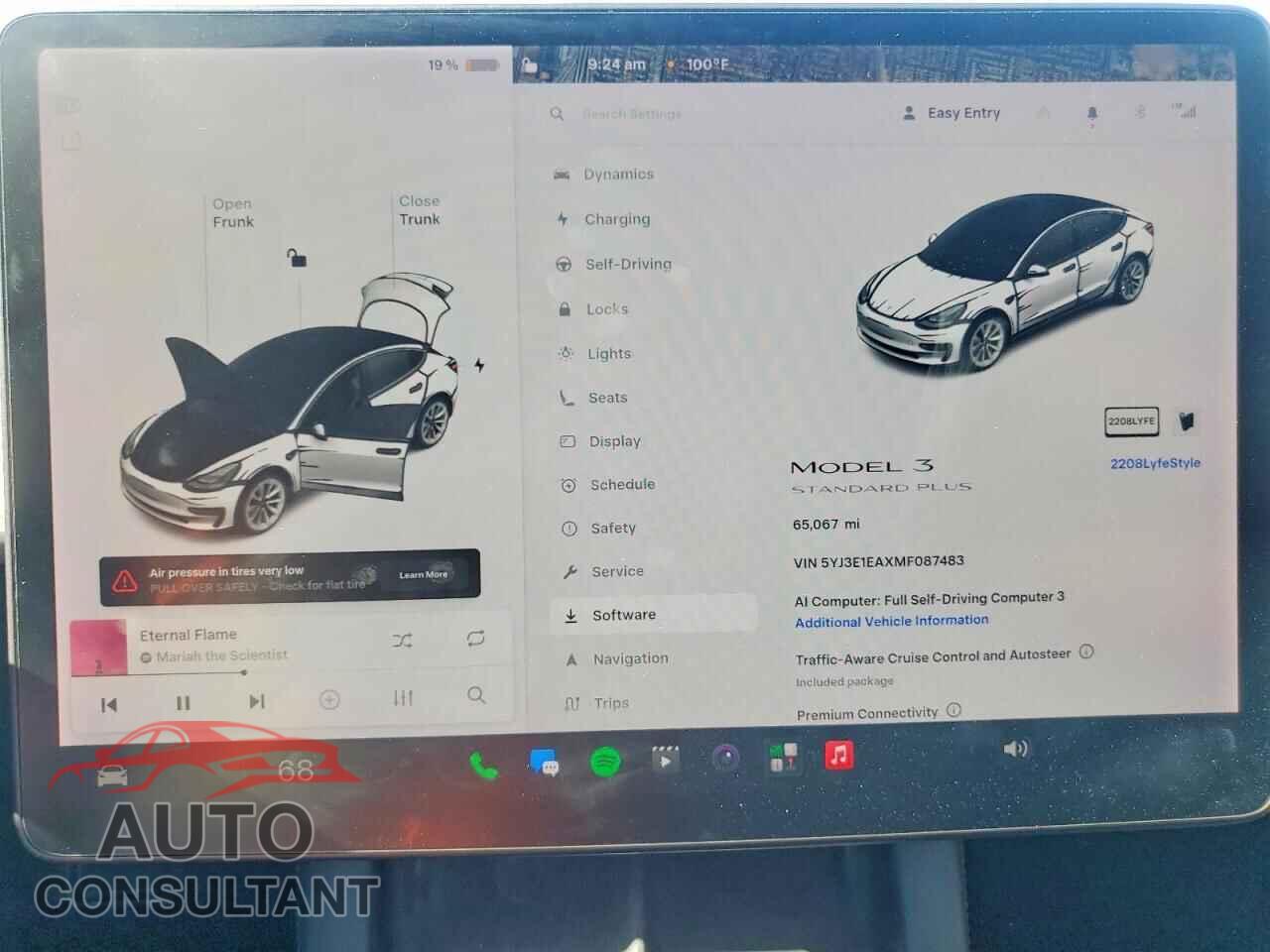 TESLA MODEL 3 2021 - 5YJ3E1EAXMF087483