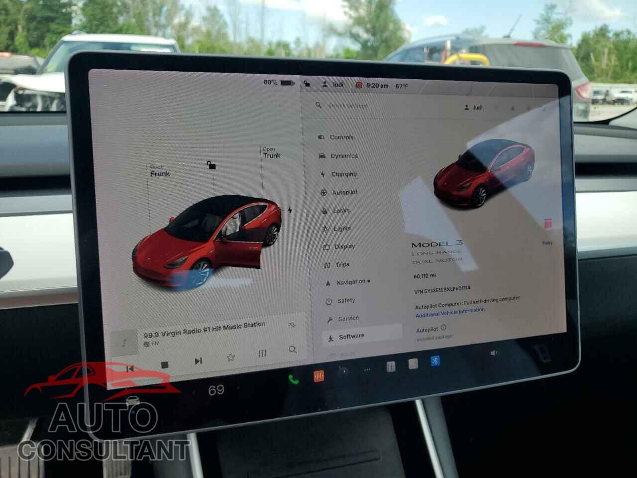 TESLA MODEL 3 2020 - 5YJ3E1EBXLF601114