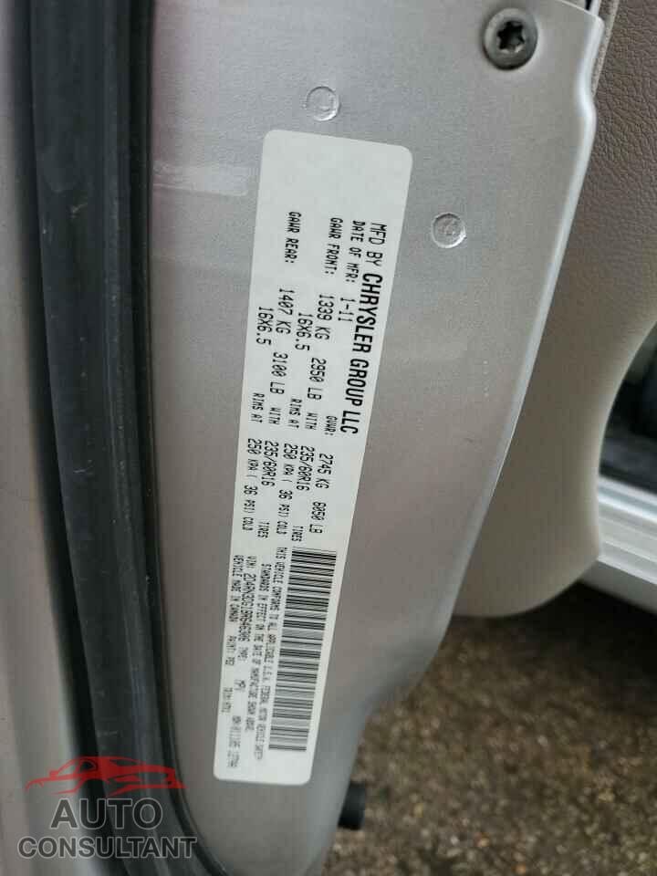 DODGE CARAVAN 2011 - 2D4RN3DG1BR646306