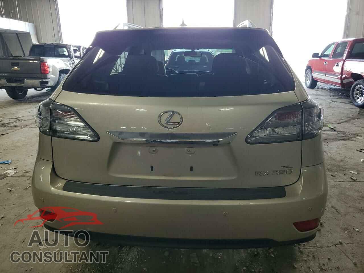 LEXUS RX350 2012 - 2T2BK1BA6CC142163