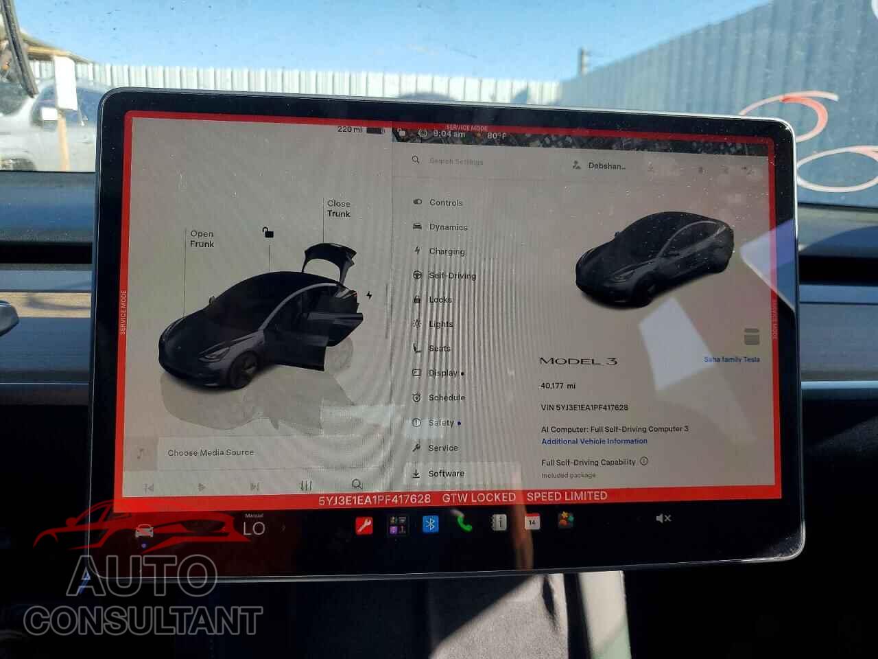 TESLA MODEL 3 2023 - 5YJ3E1EA1PF417628
