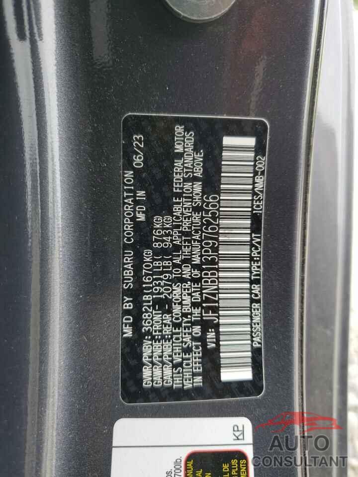 TOYOTA GR 86 2023 - JF1ZNBB13P9762566