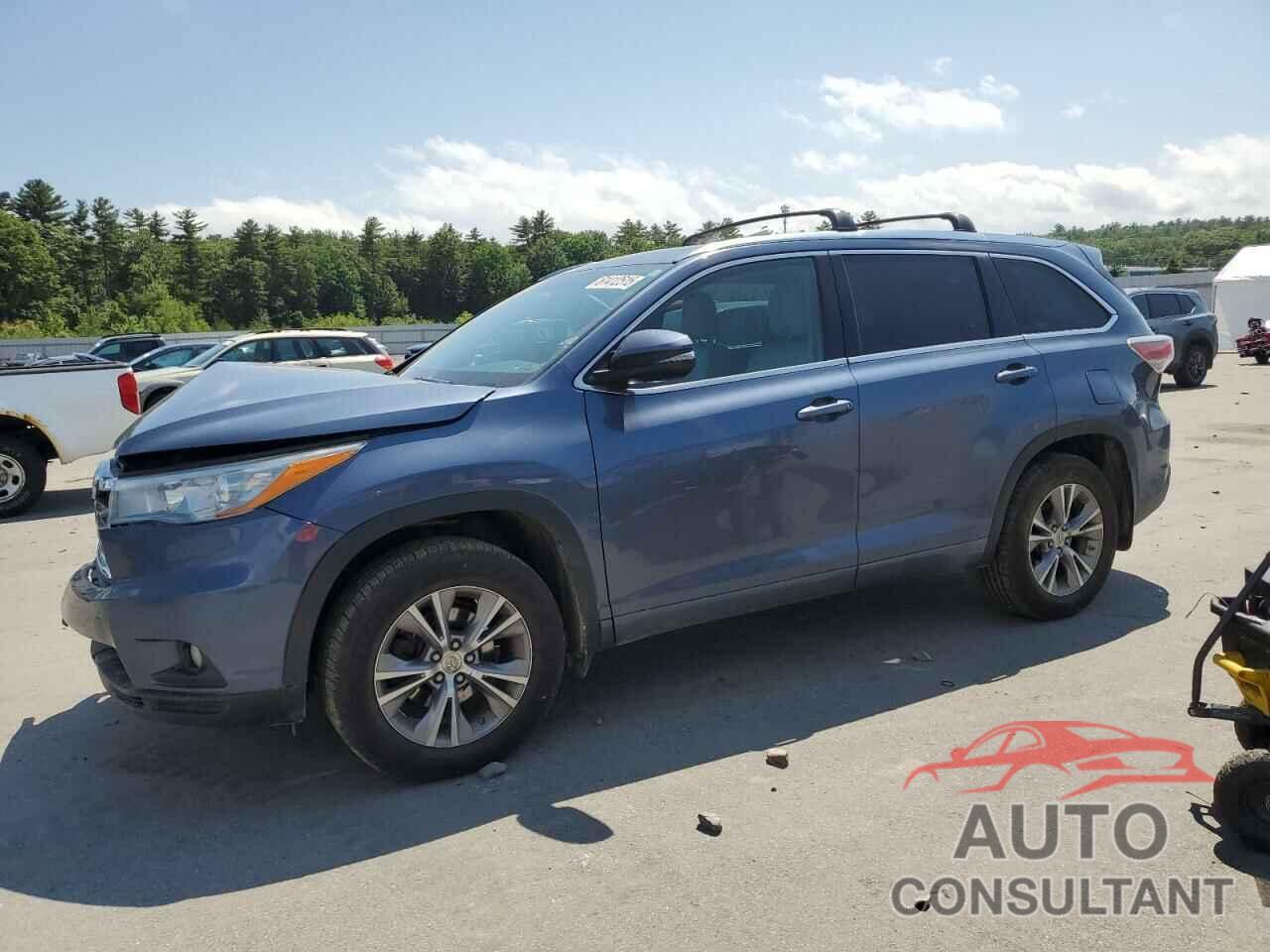 TOYOTA HIGHLANDER 2015 - 5TDJKRFH4FS192318