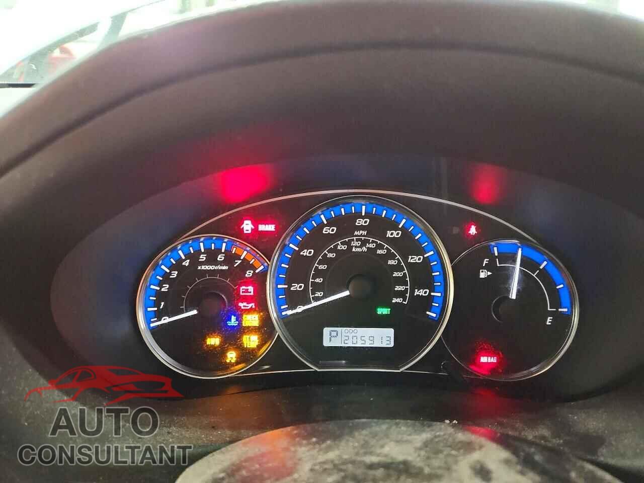 SUBARU FORESTER 2012 - JF2SHBBC5CH412829