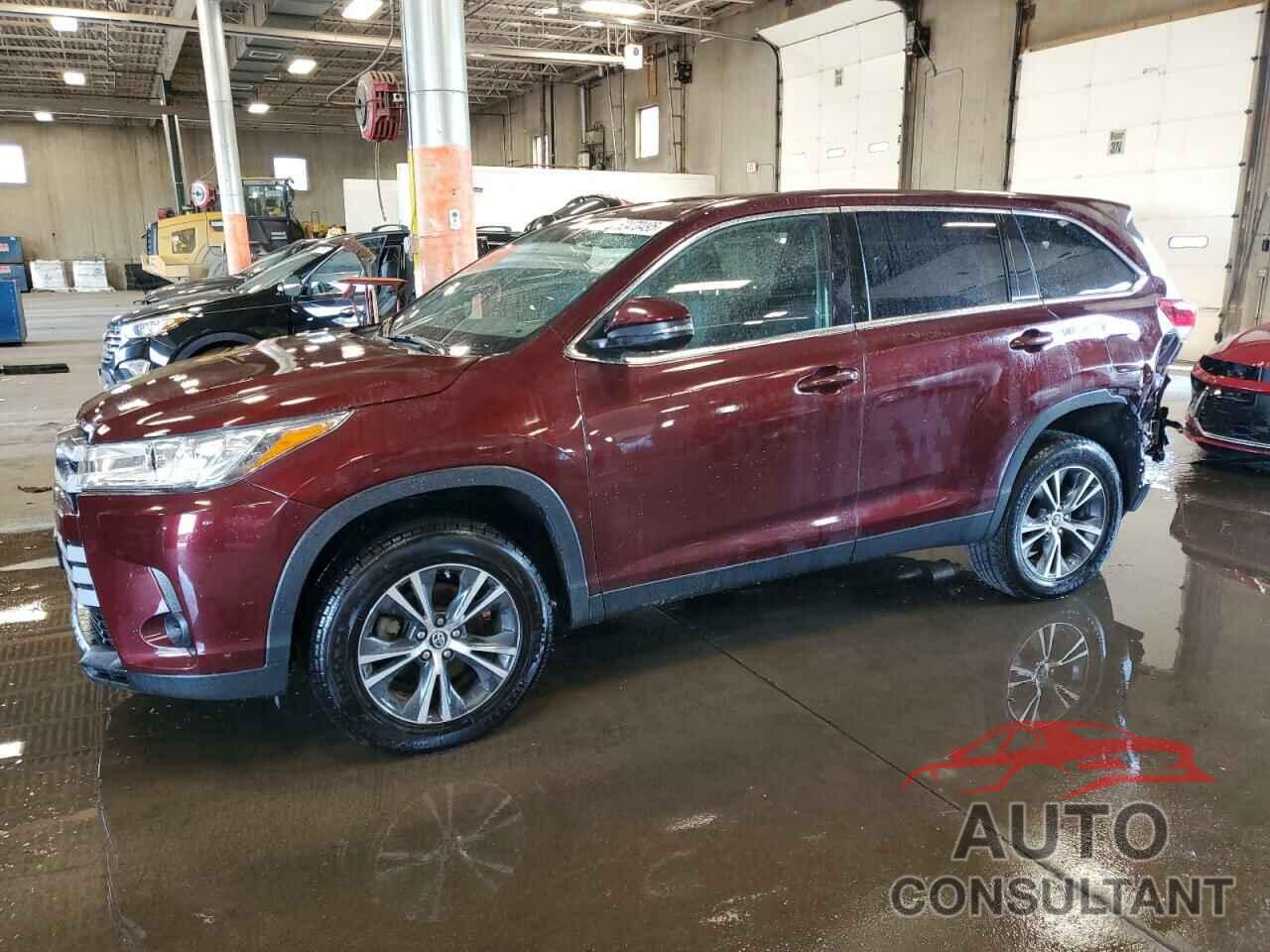 TOYOTA HIGHLANDER 2019 - 5TDZZRFH6KS314931