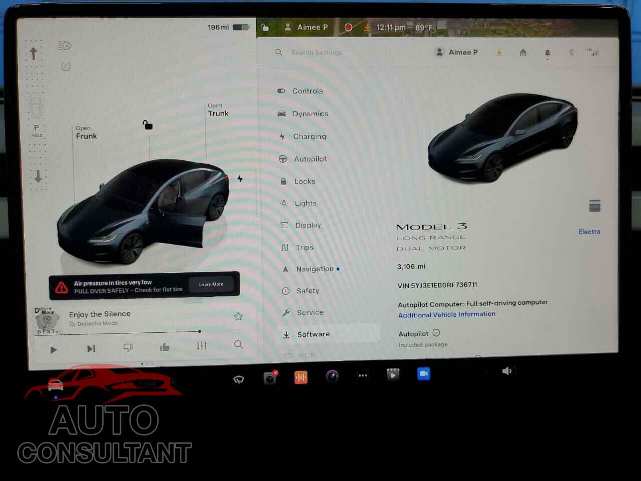 TESLA MODEL 3 2024 - 5YJ3E1EB0RF736711