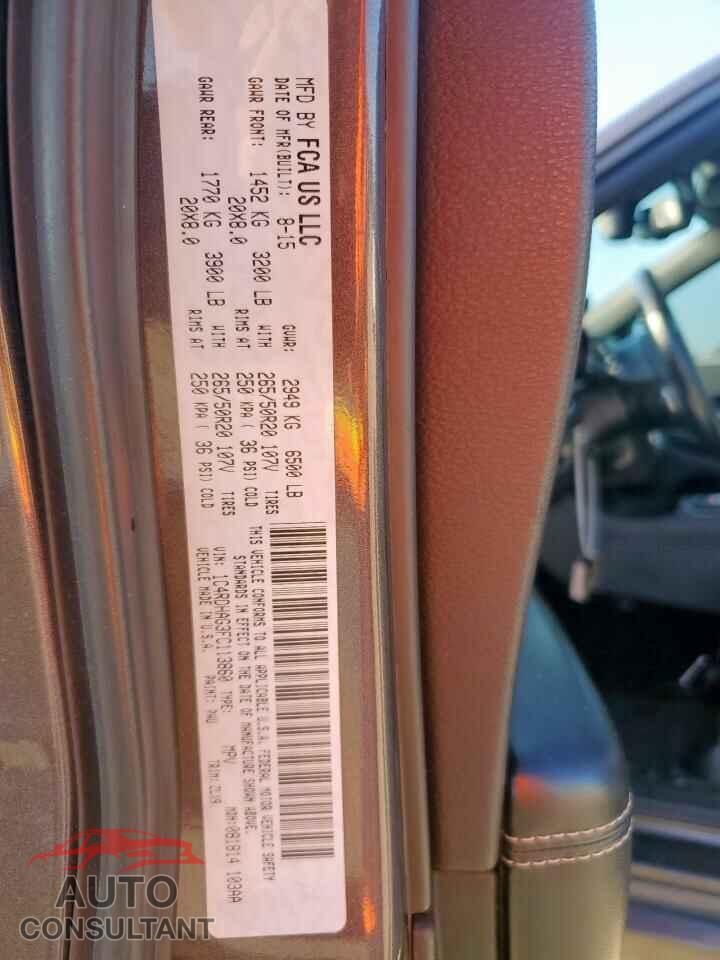 DODGE DURANGO 2015 - 1C4RDHAG3FC113860