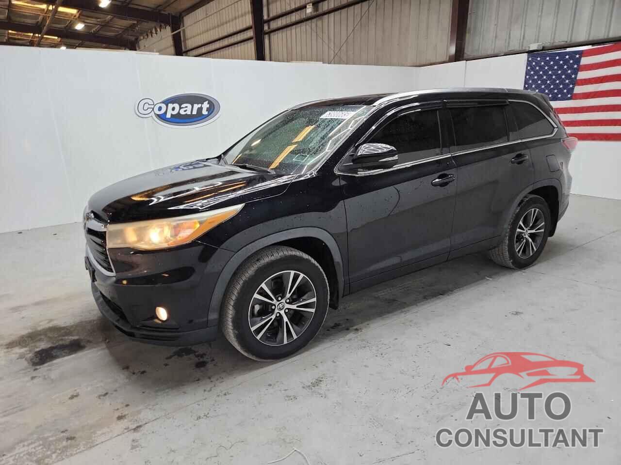 TOYOTA HIGHLANDER 2016 - 5TDJKRFH9GS309831