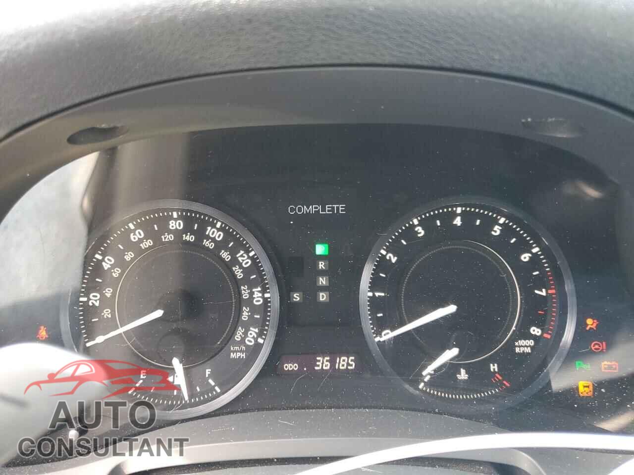 LEXUS IS 2010 - JTHFF2C28A2512126