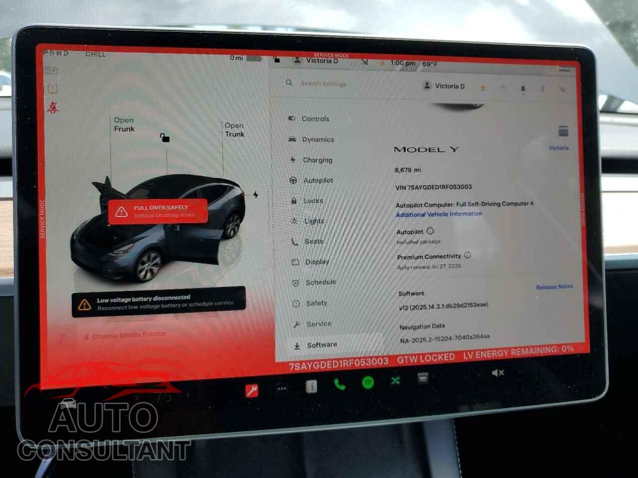 TESLA MODEL Y 2024 - 7SAYGDED1RF053003