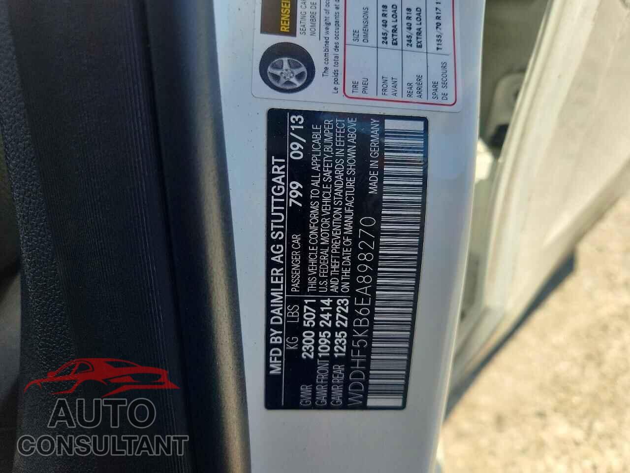 MERCEDES-BENZ E-CLASS 2014 - WDDHF5KB6EA898270