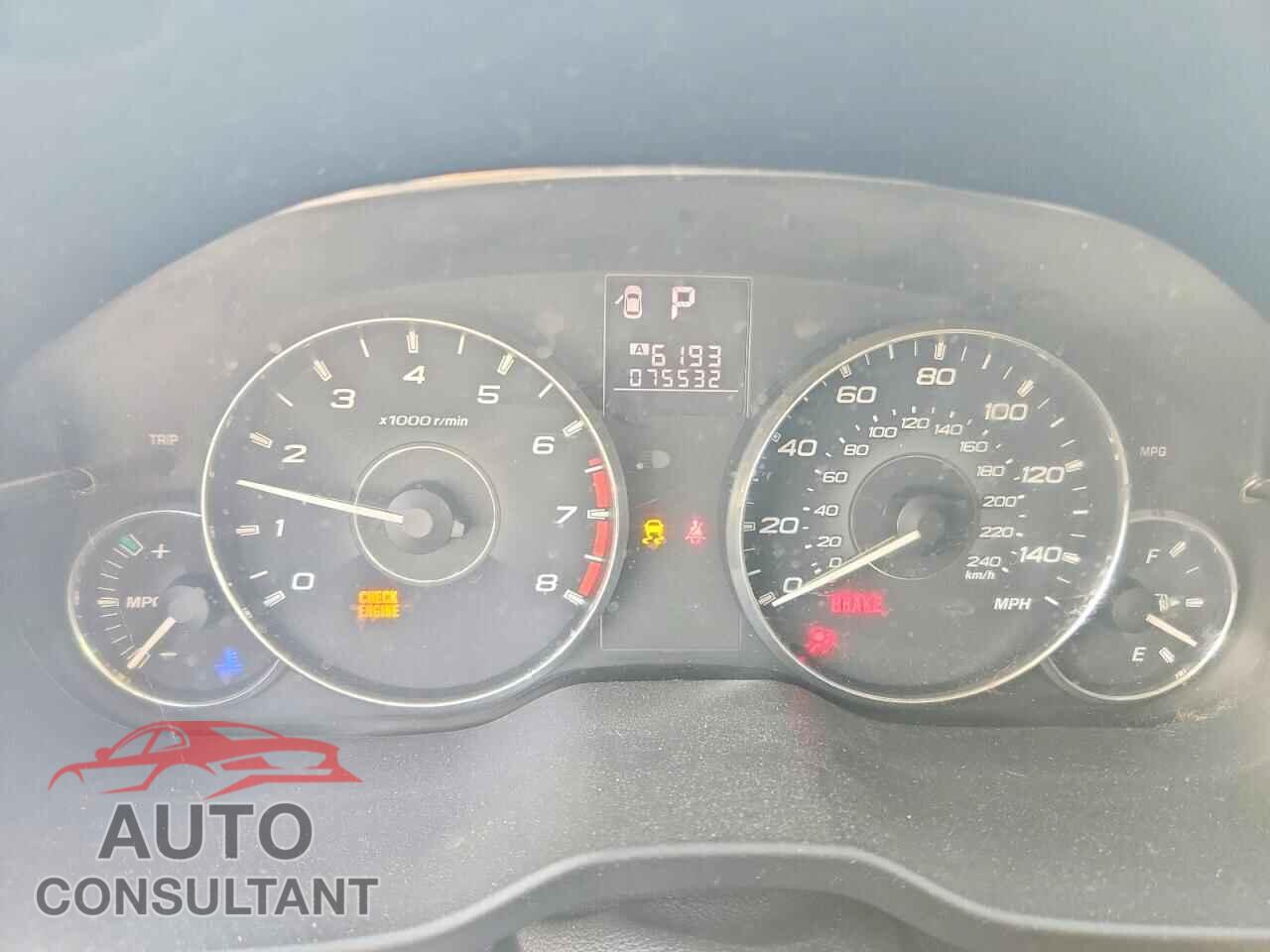 SUBARU OUTBACK 2012 - 4S4BRBCC7C3241729