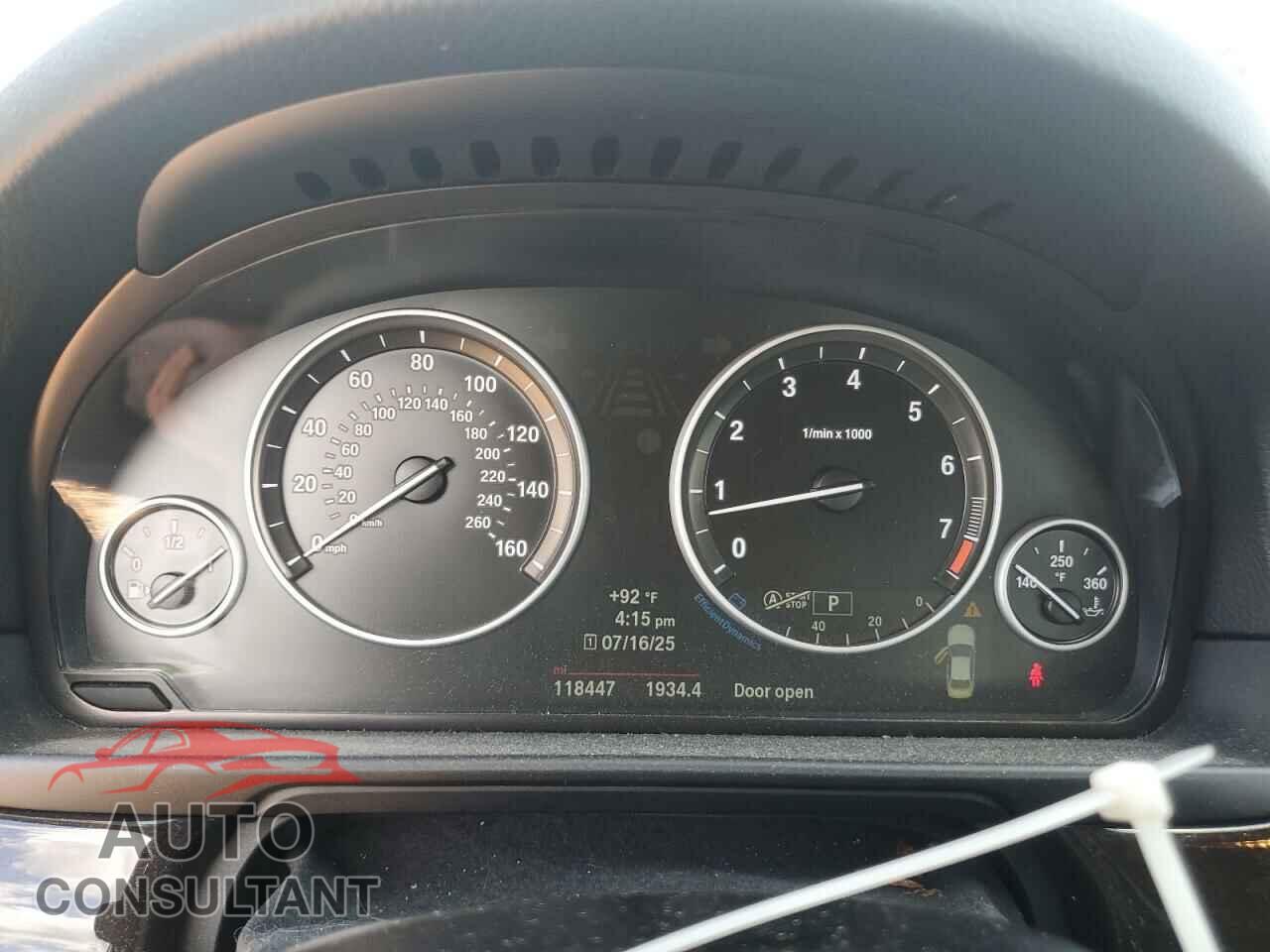 BMW 5 SERIES 2014 - WBA5A7C56ED620366