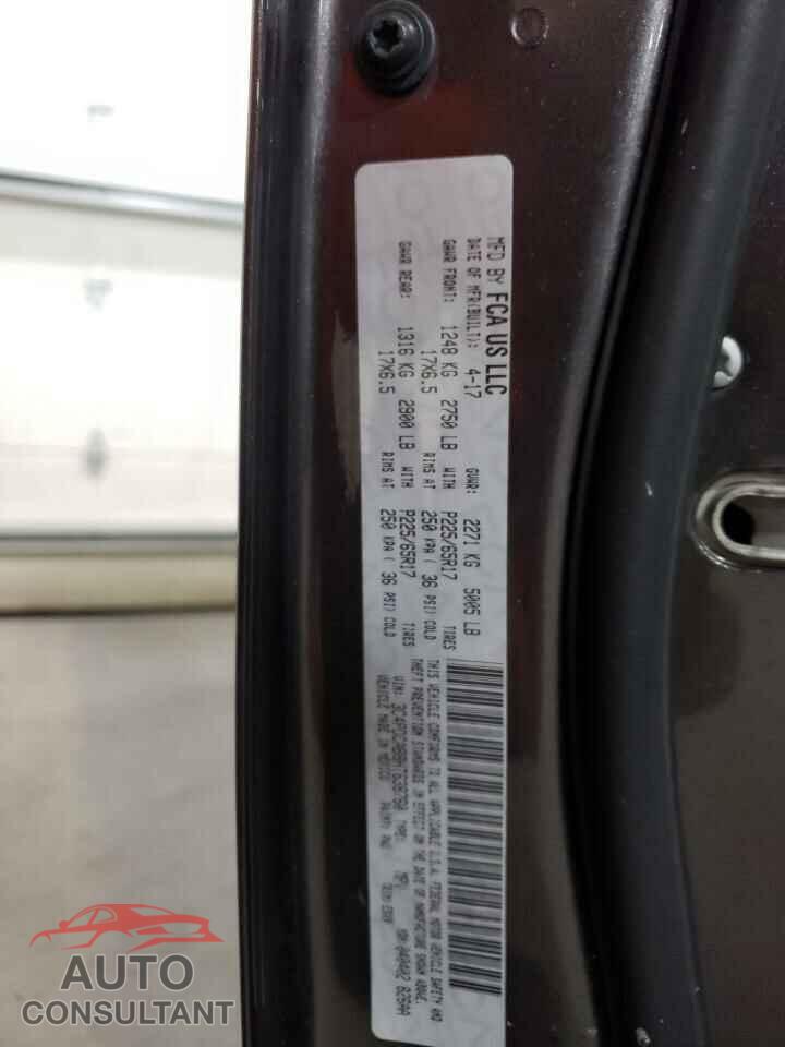 DODGE JOURNEY 2017 - 3C4PDCAB8HT638760