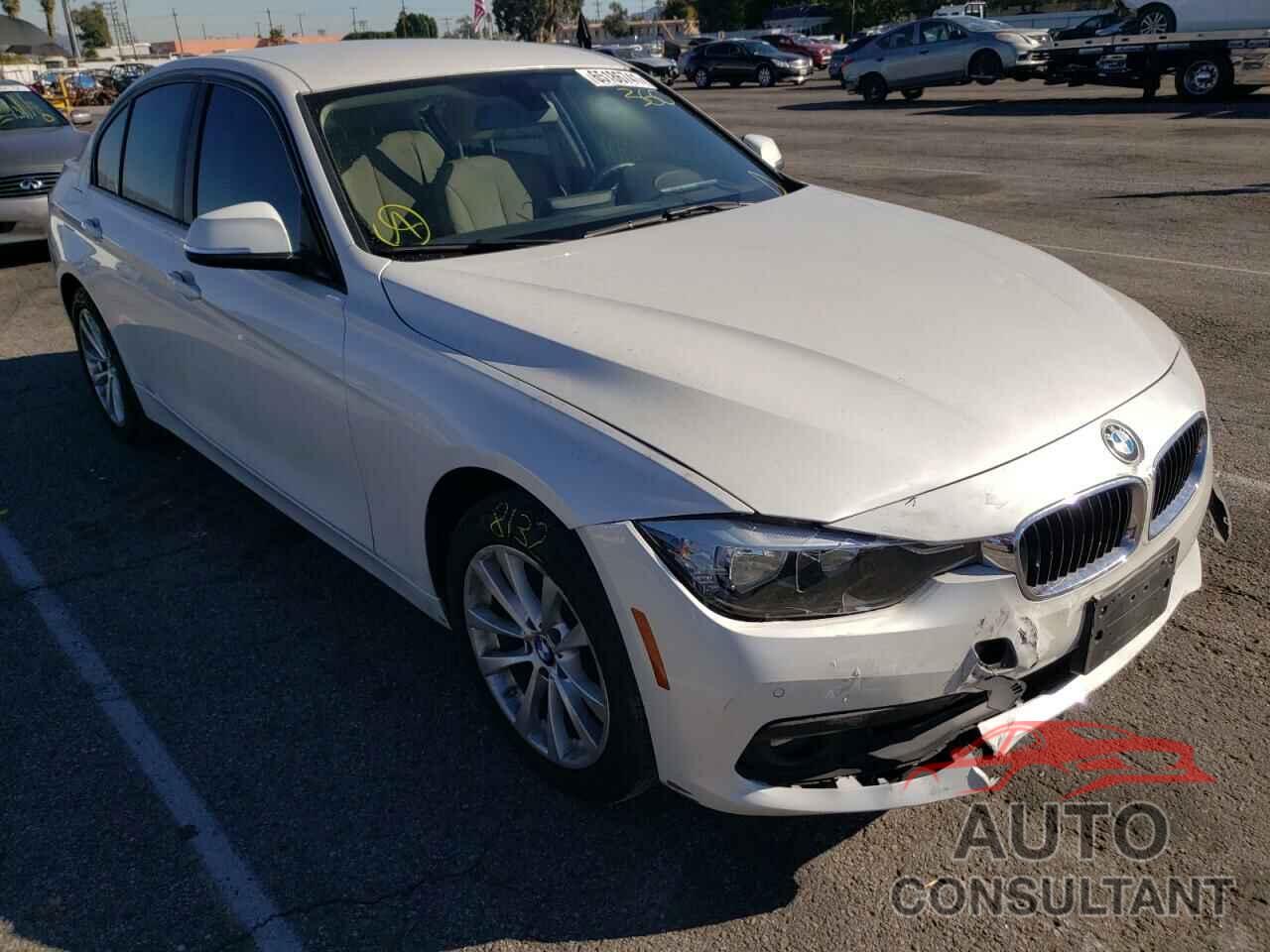 BMW 3 SERIES 2017 - WBA8E1G30HNU15888