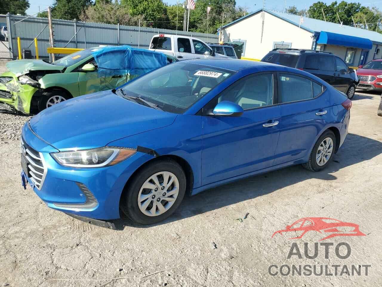 HYUNDAI ELANTRA 2017 - KMHD74LF4HU084800