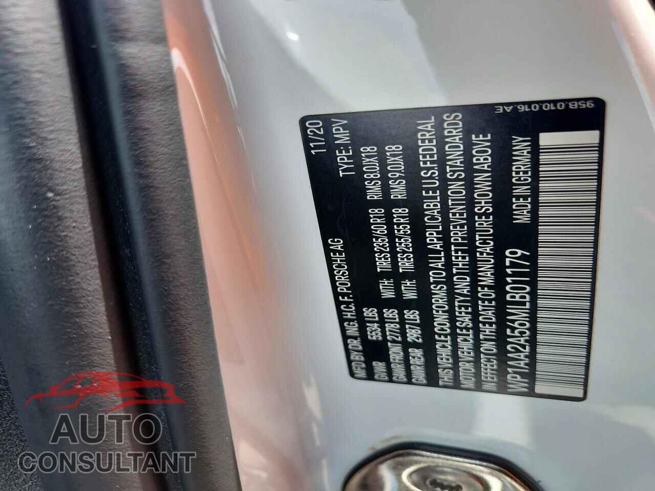 PORSCHE MACAN 2021 - WP1AA2A56MLB01179