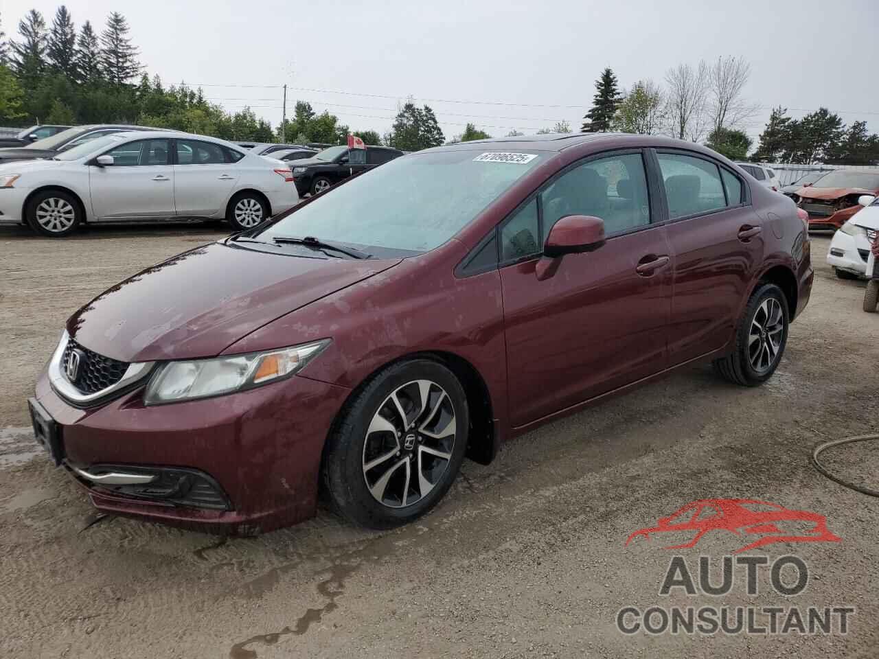 HONDA CIVIC 2013 - 2HGFB2F54DH002422
