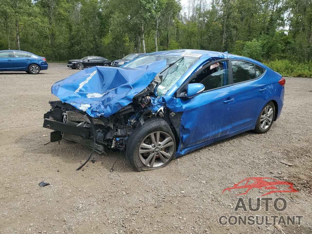 HYUNDAI ELANTRA 2017 - KMHD84LF6HU339590