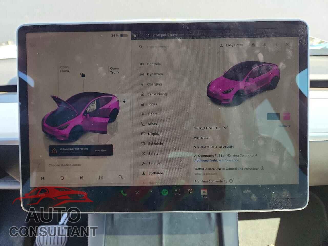 TESLA MODEL Y 2024 - 7SAYGDED7RF050154