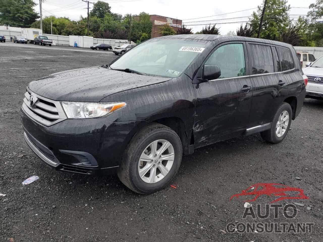 TOYOTA HIGHLANDER 2013 - 5TDBK3EH9DS262296