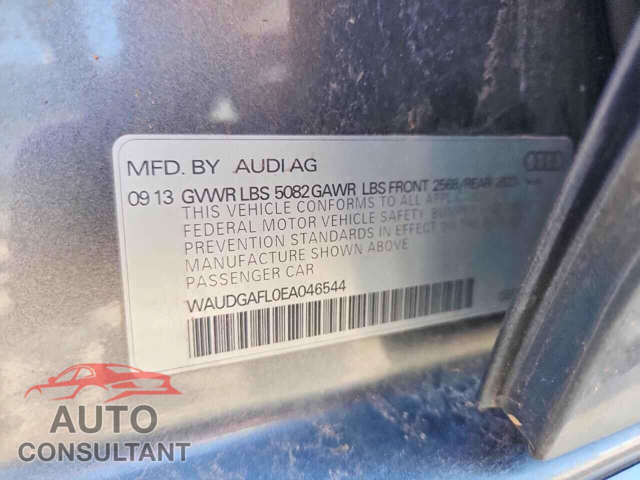AUDI S4/RS4 2014 - WAUDGAFL0EA046544