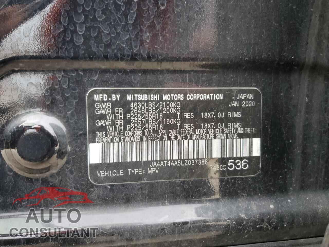 MITSUBISHI ECLIPSE 2020 - JA4AT4AA5LZ037386