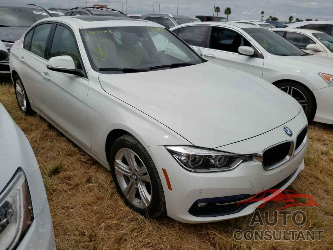 BMW 3 SERIES 2017 - WBA8B9G34HNU56256