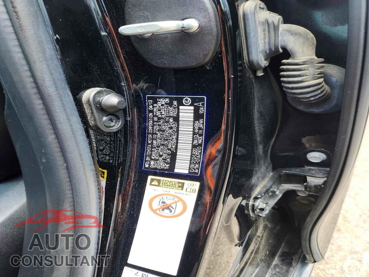 LEXUS CT 200 2013 - JTHKD5BH8D2149357