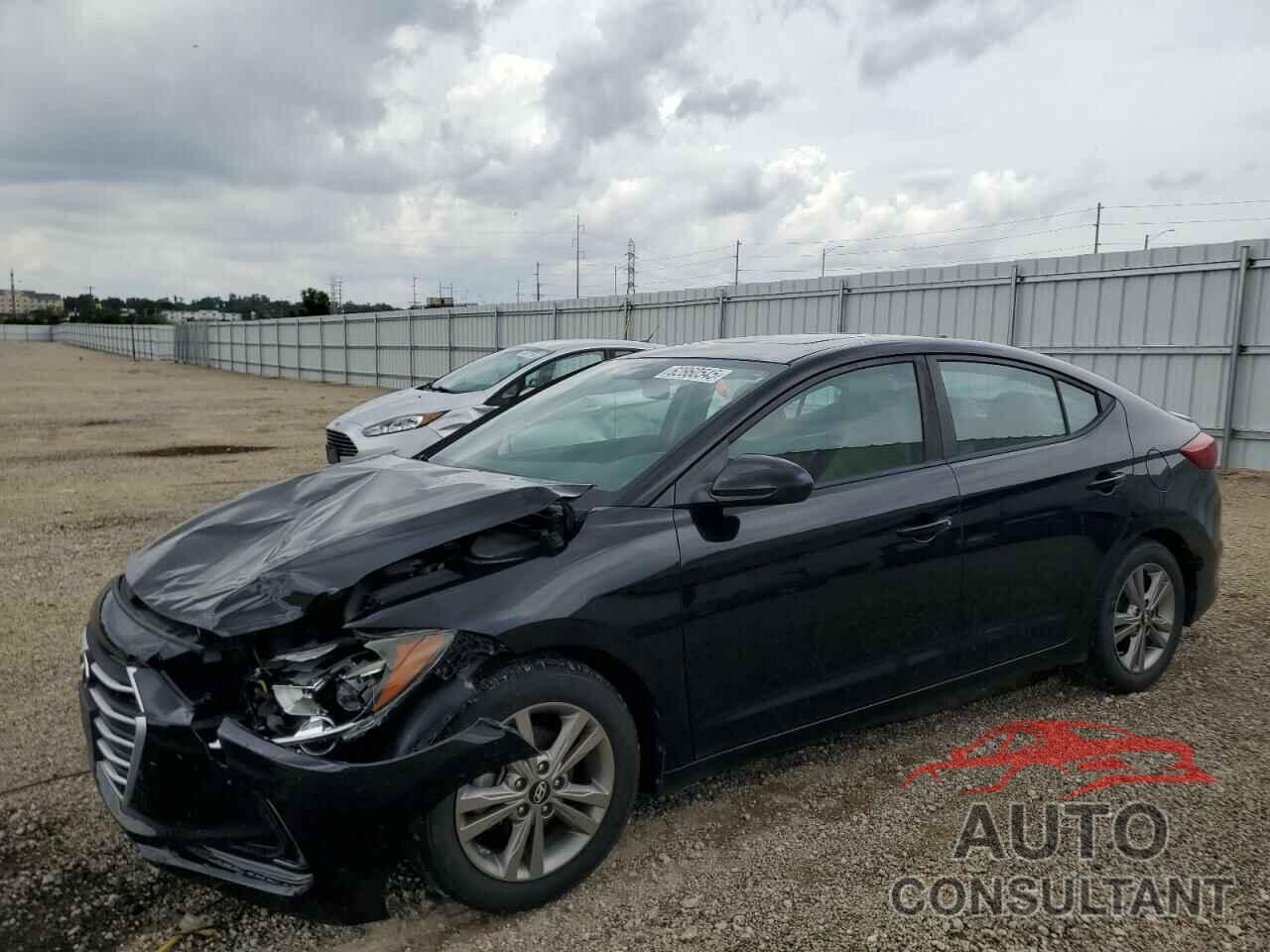 HYUNDAI ELANTRA 2017 - KMHD84LF6HU238789