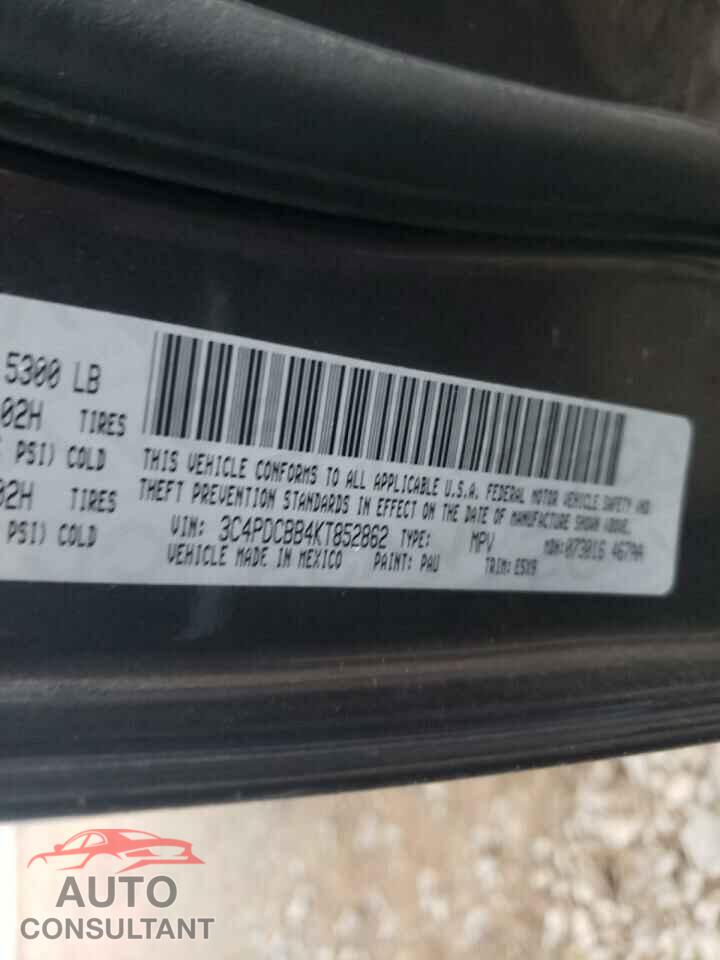 DODGE JOURNEY 2019 - 3C4PDCBB4KT852862