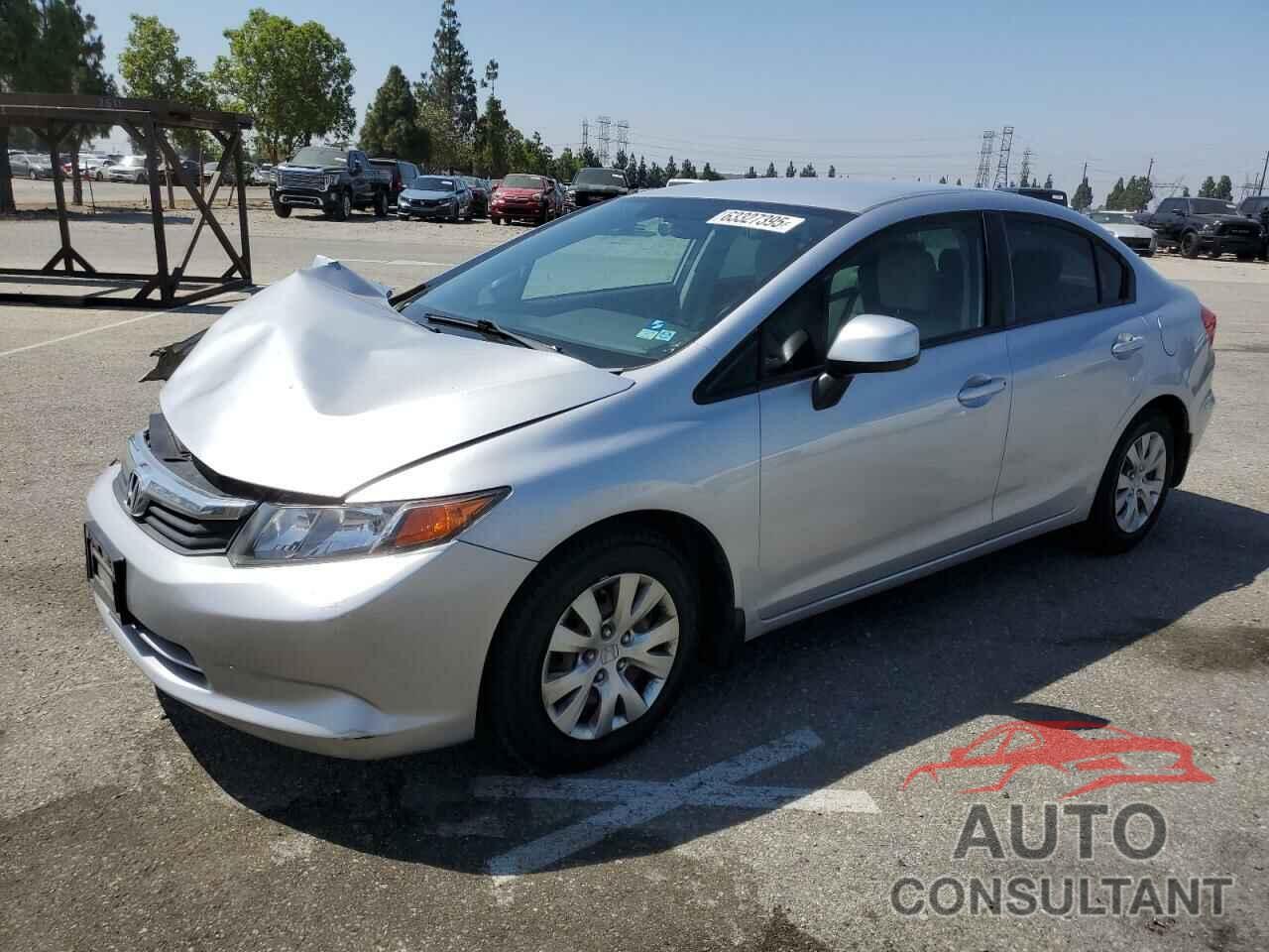 HONDA CIVIC 2012 - 19XFB2F58CE302036
