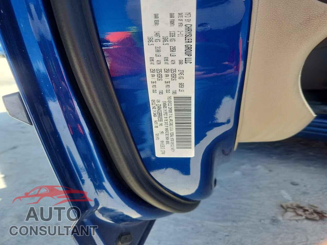 DODGE CARAVAN 2011 - 2D4RN4DG8BR602938