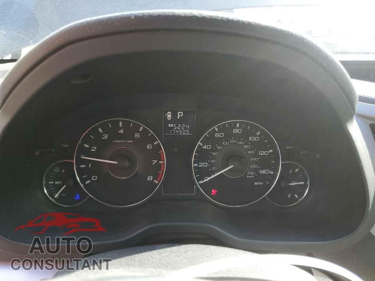 SUBARU OUTBACK 2012 - 4S4BRBCC9C3272559