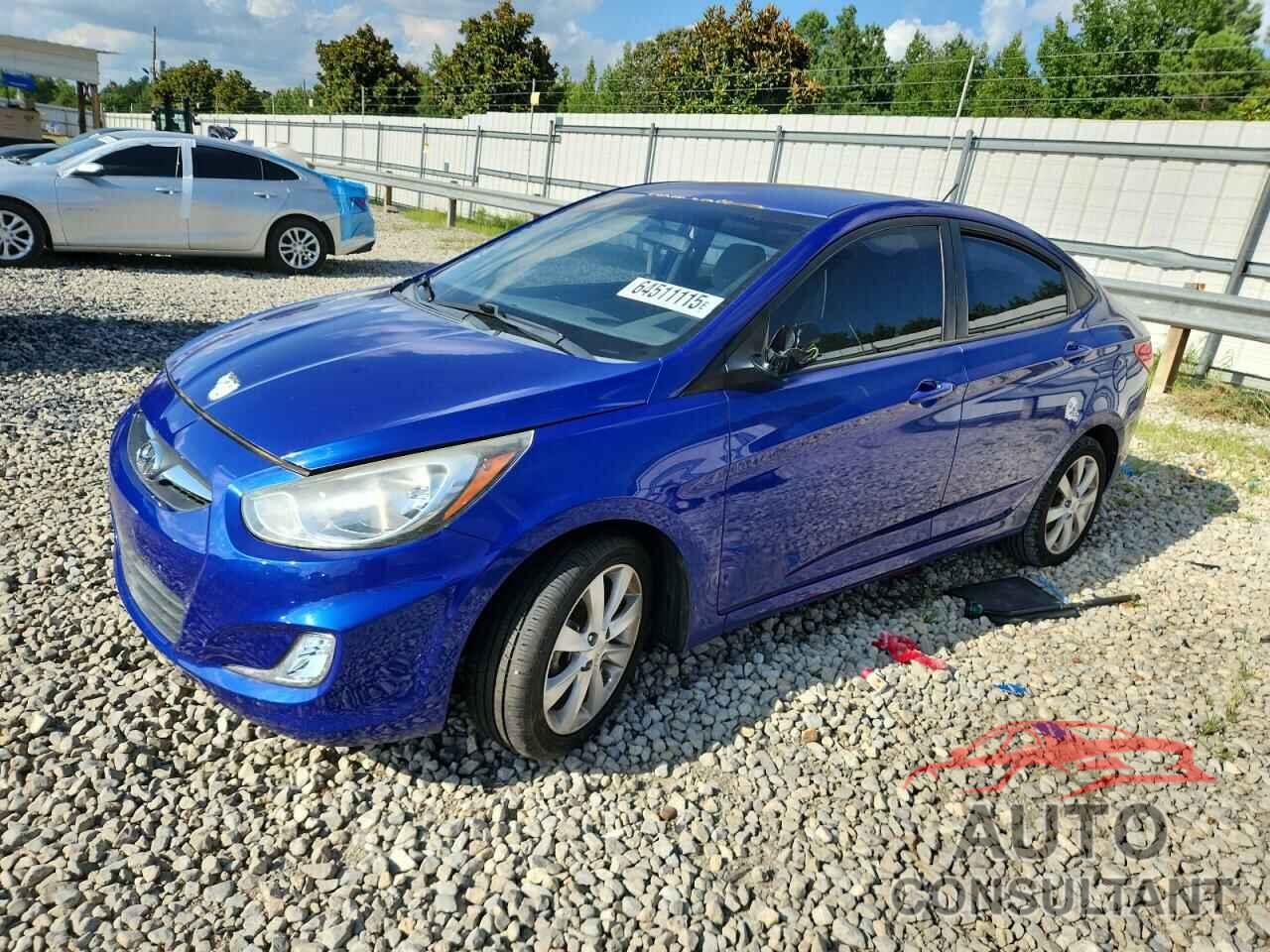 HYUNDAI ACCENT 2012 - KMHCU4AE2CU045579