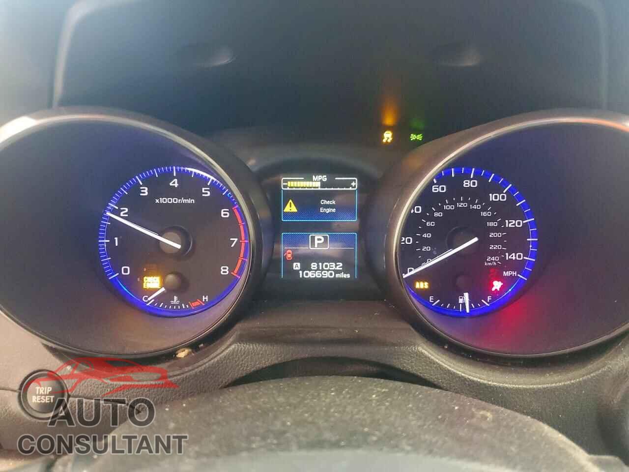SUBARU OUTBACK 2015 - 4S4BSALC9F3256896