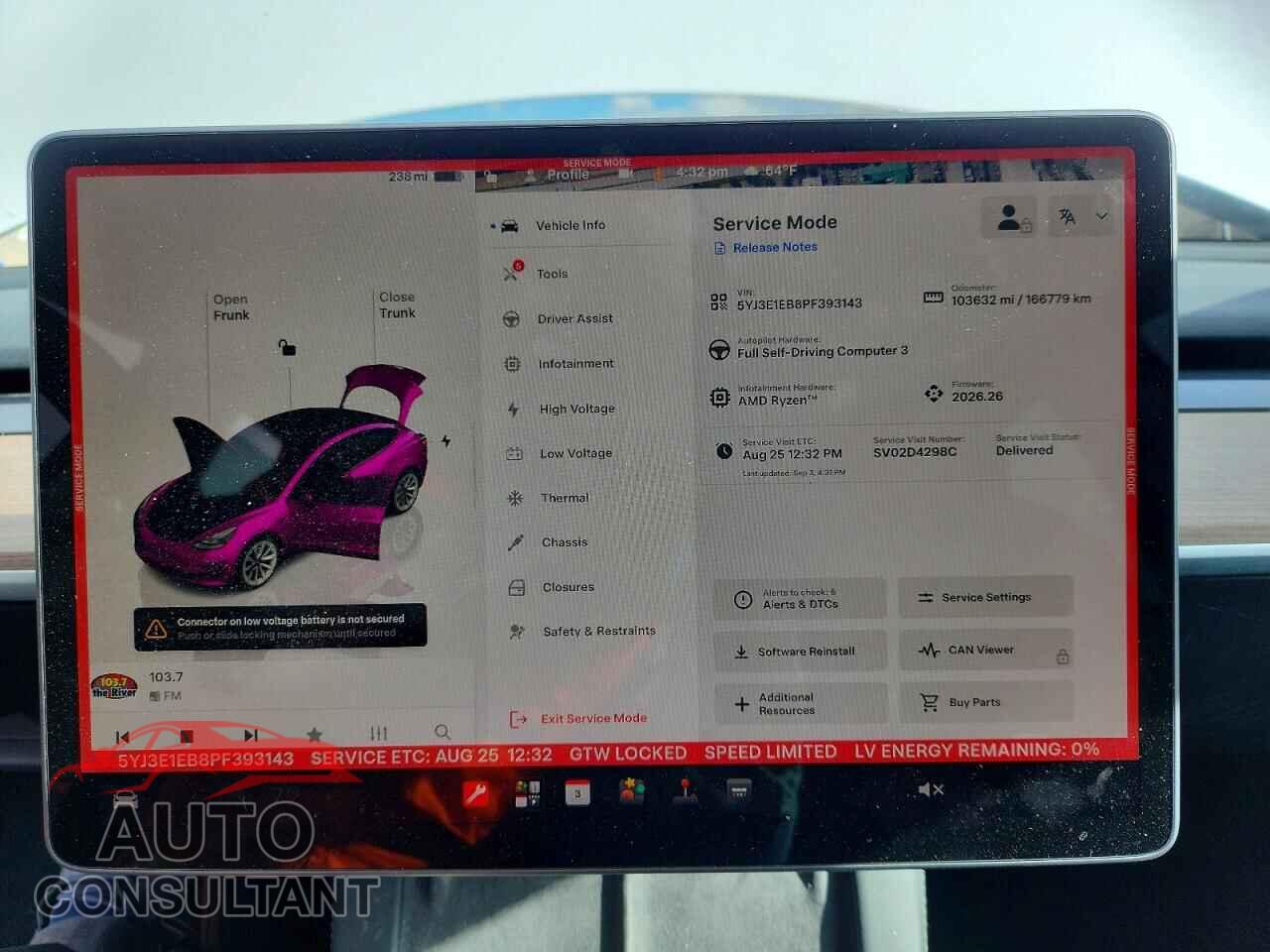 TESLA MODEL 3 2023 - 5YJ3E1EB8PF393143